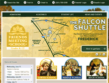 Tablet Screenshot of friendsmeetingschool.org